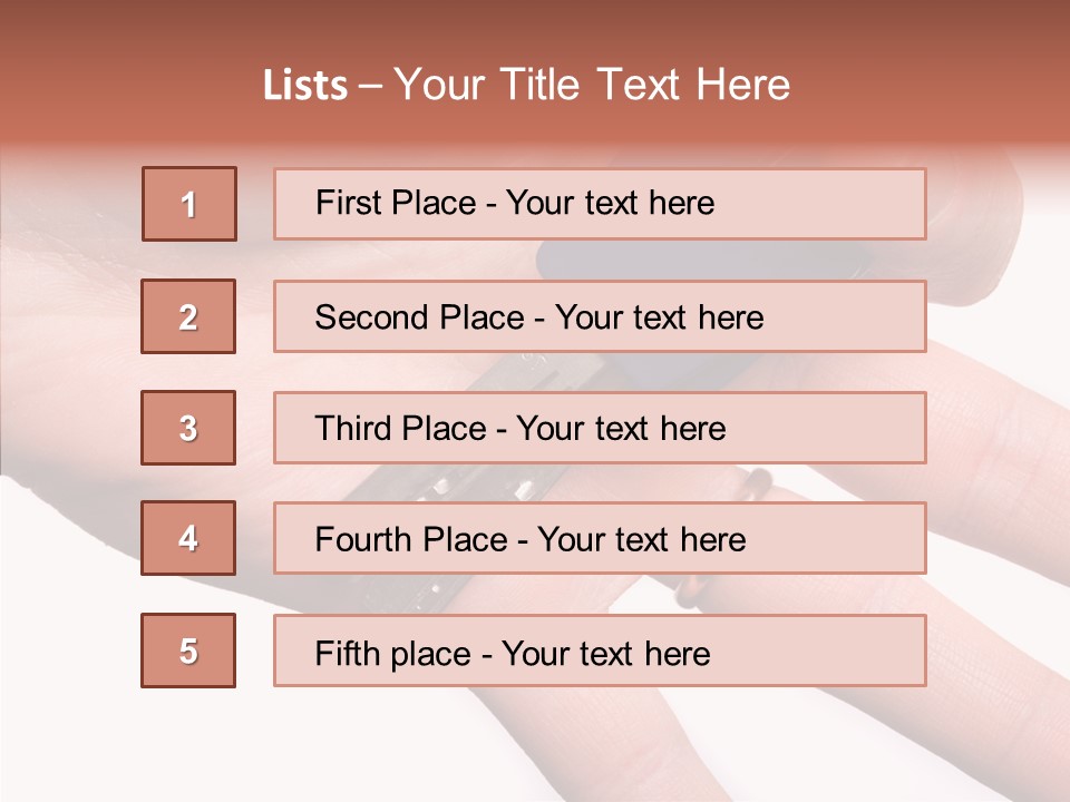 Man Success Door PowerPoint Template