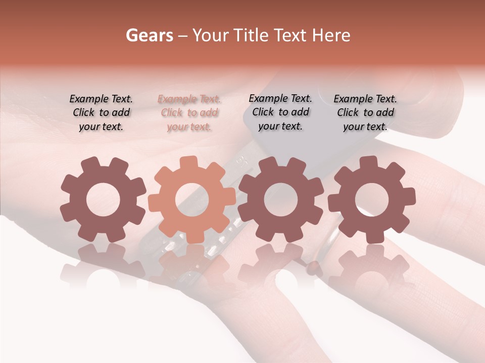 Man Success Door PowerPoint Template