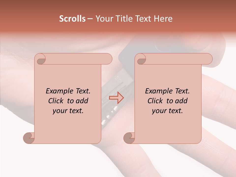 Man Success Door PowerPoint Template
