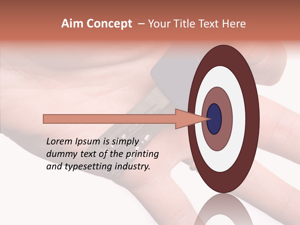 Man Success Door PowerPoint Template