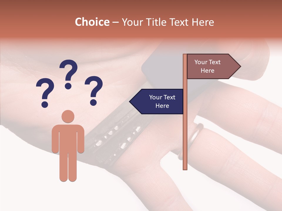 Man Success Door PowerPoint Template