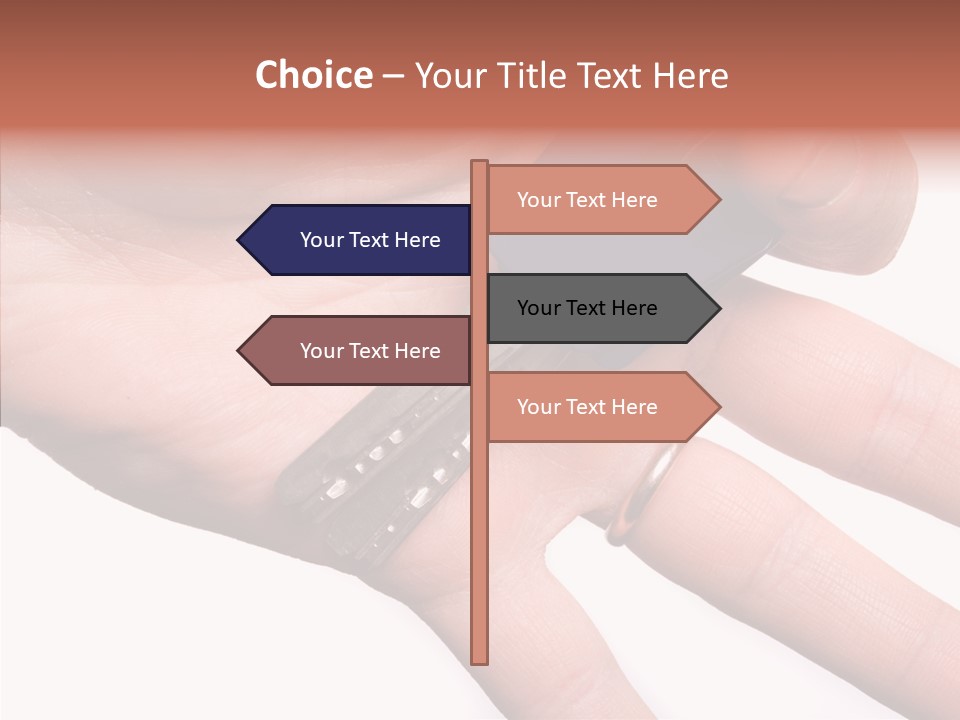 Man Success Door PowerPoint Template