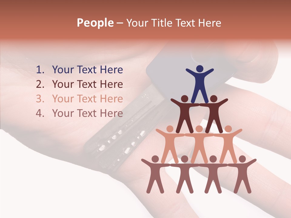 Man Success Door PowerPoint Template