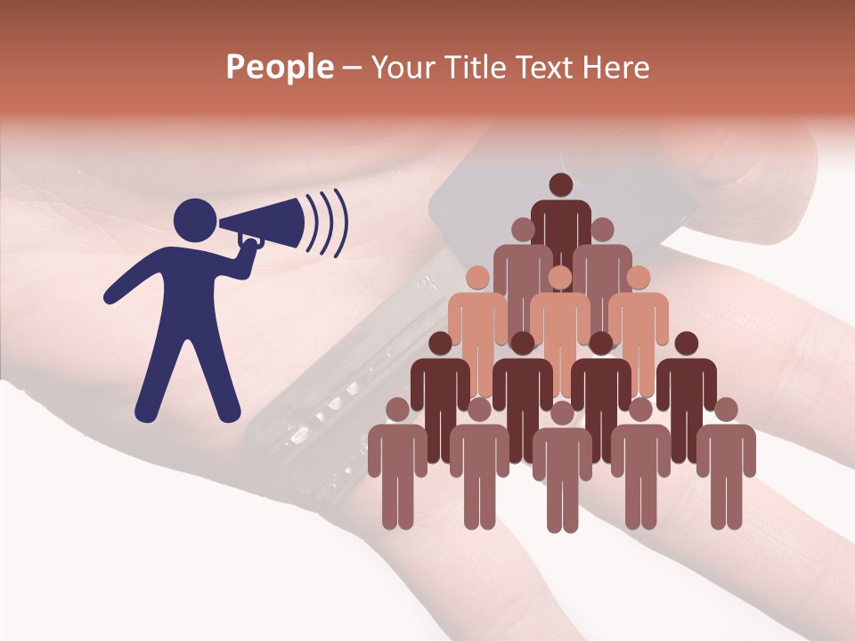 Man Success Door PowerPoint Template