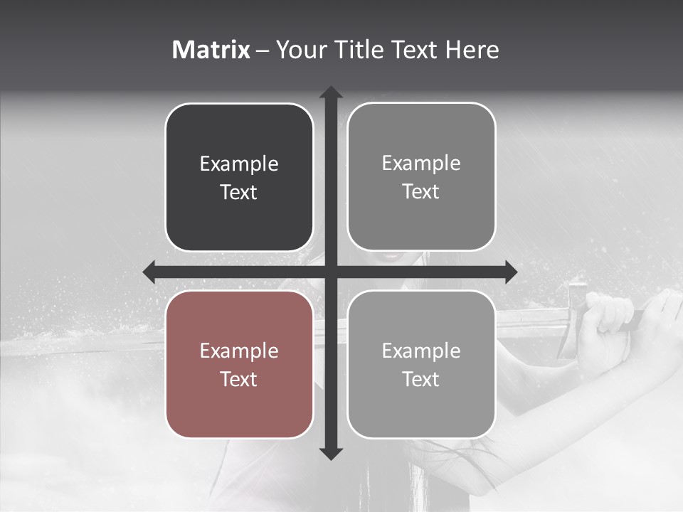 Splashes Serious Weapon PowerPoint Template