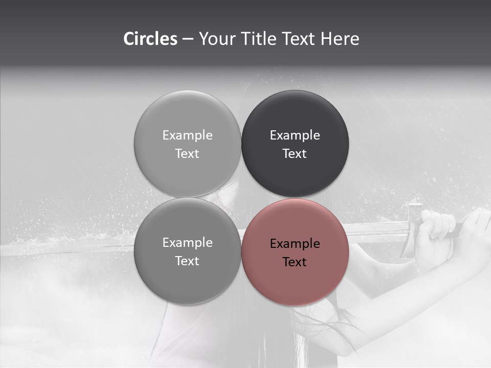 Splashes Serious Weapon PowerPoint Template