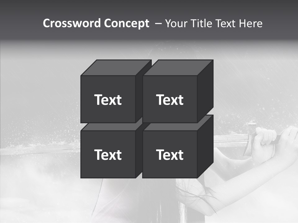 Splashes Serious Weapon PowerPoint Template