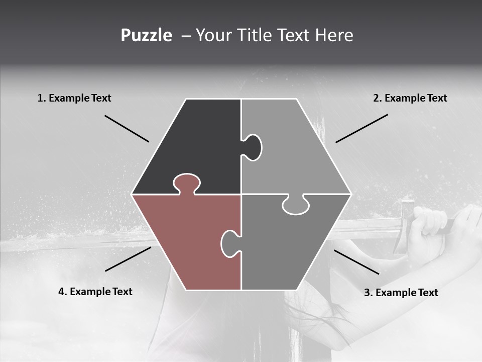 Splashes Serious Weapon PowerPoint Template