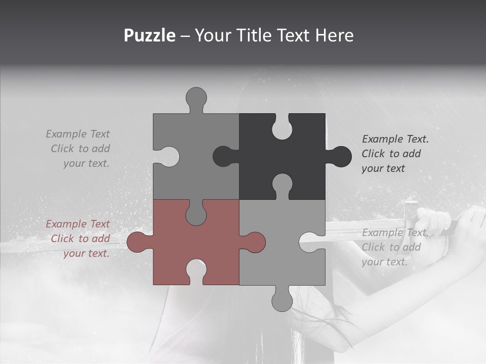 Splashes Serious Weapon PowerPoint Template