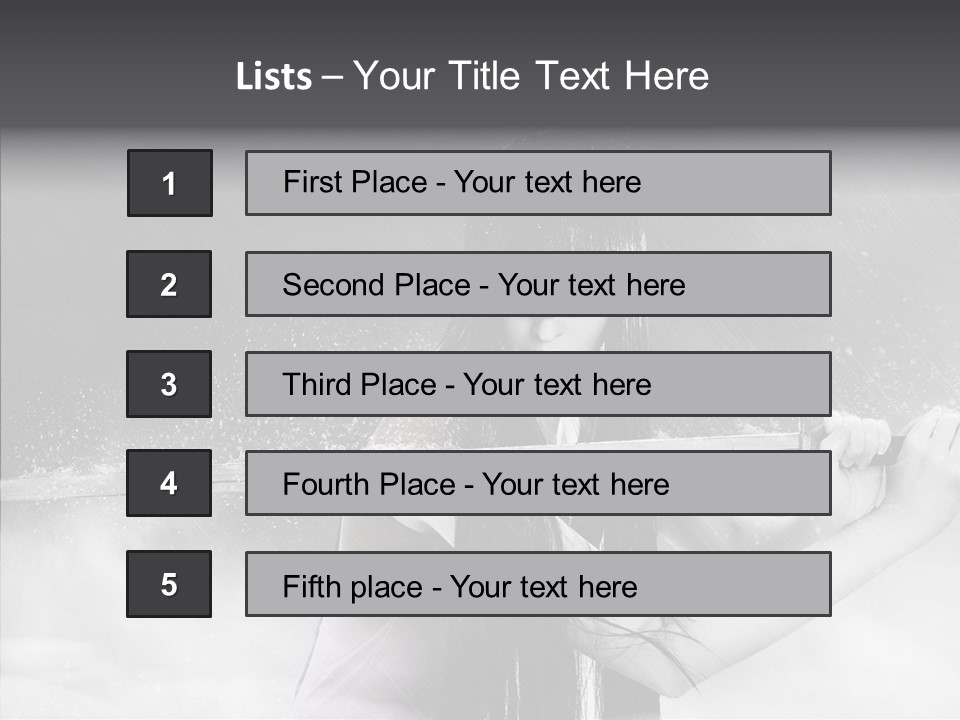 Splashes Serious Weapon PowerPoint Template