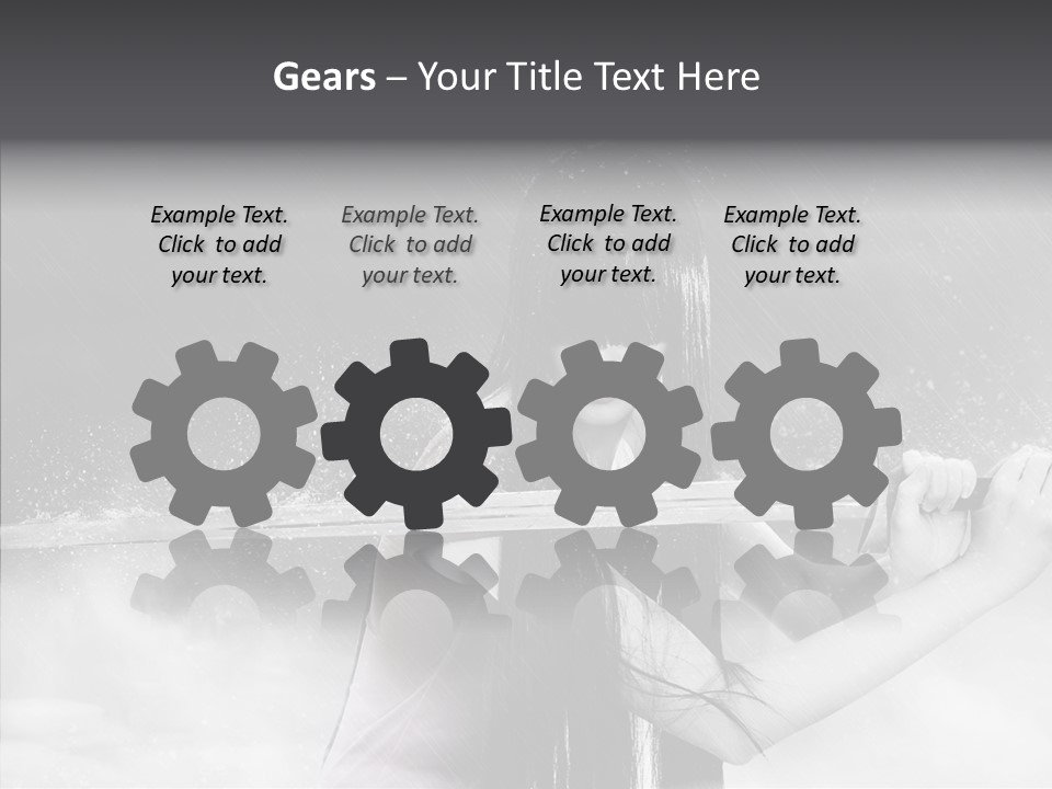 Splashes Serious Weapon PowerPoint Template