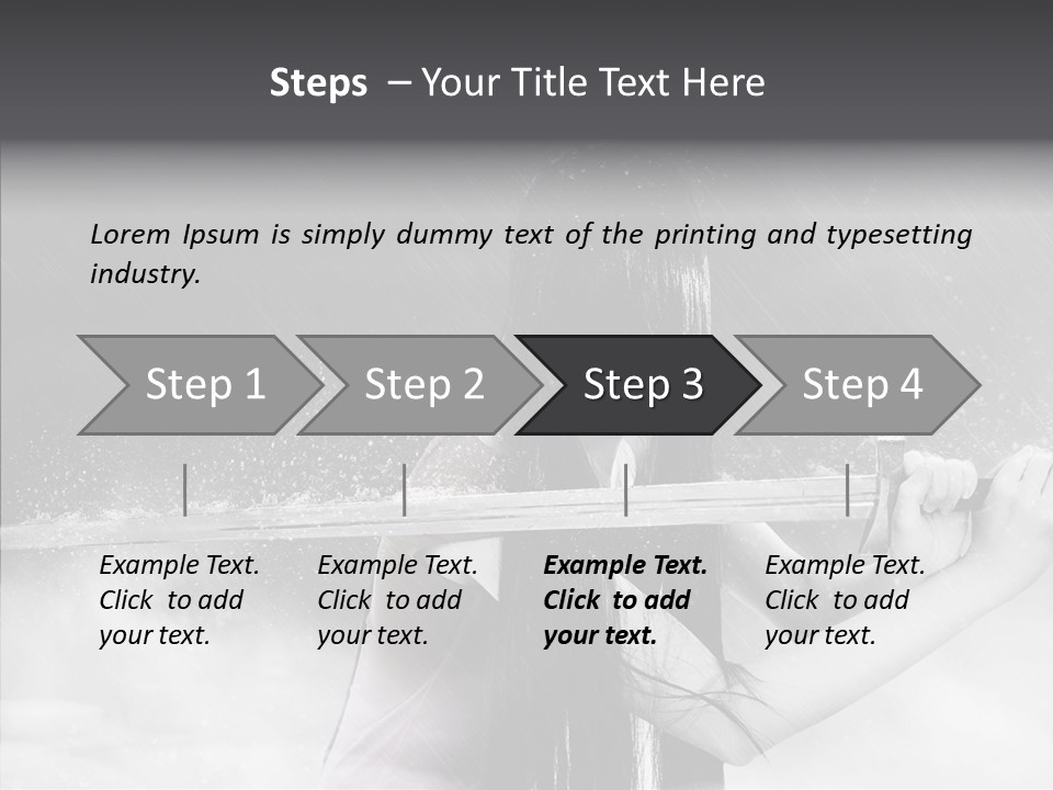 Splashes Serious Weapon PowerPoint Template
