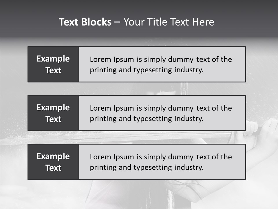 Splashes Serious Weapon PowerPoint Template