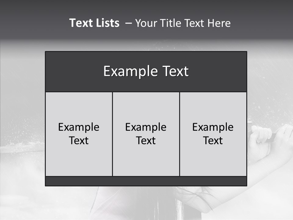 Splashes Serious Weapon PowerPoint Template