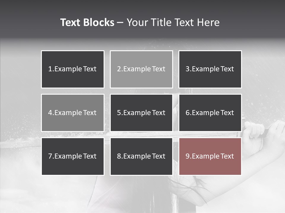 Splashes Serious Weapon PowerPoint Template
