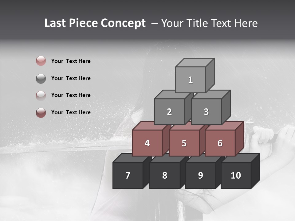 Splashes Serious Weapon PowerPoint Template