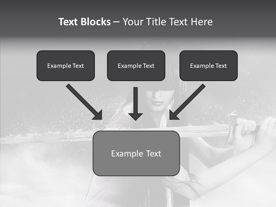 Splashes Serious Weapon PowerPoint Template