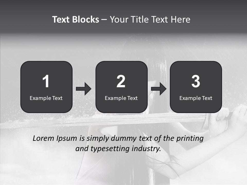 Splashes Serious Weapon PowerPoint Template