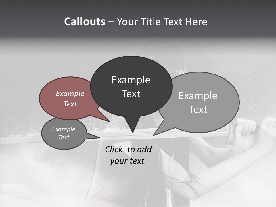 Splashes Serious Weapon PowerPoint Template