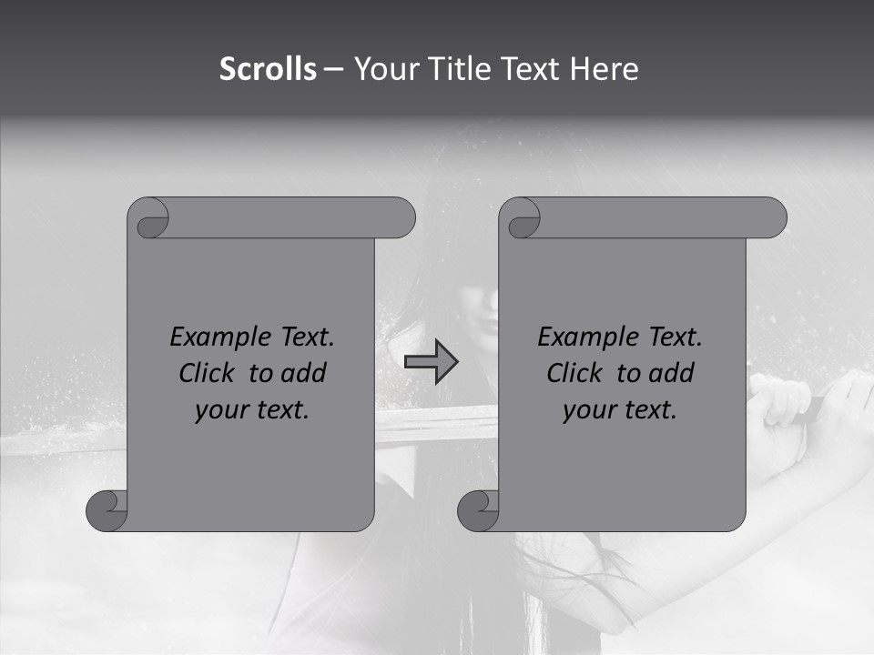 Splashes Serious Weapon PowerPoint Template