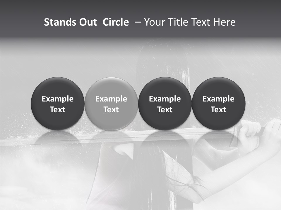 Splashes Serious Weapon PowerPoint Template