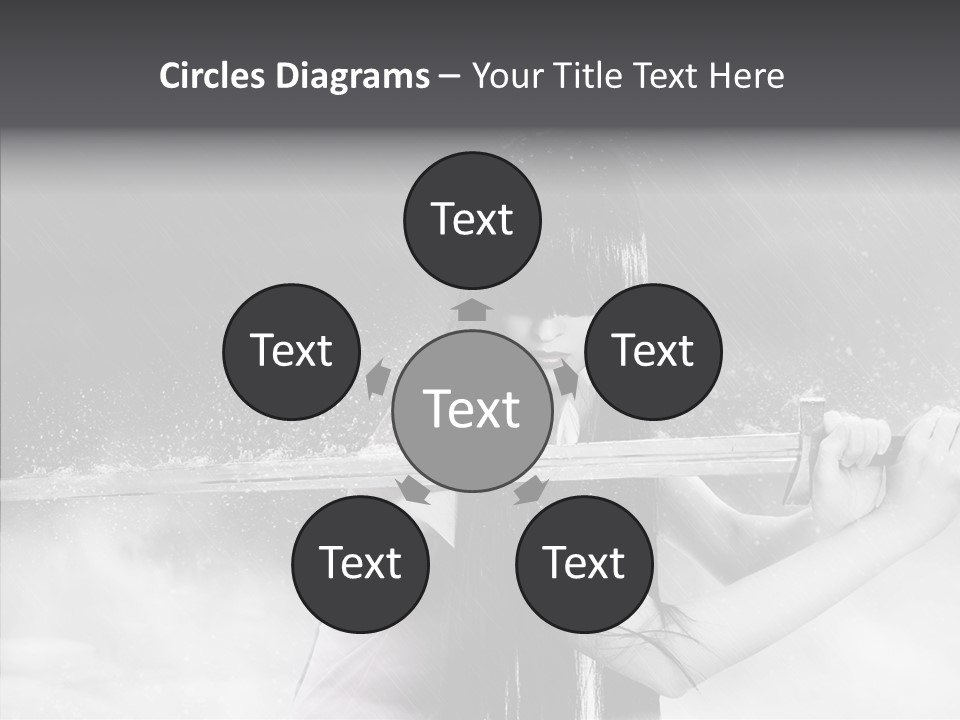 Splashes Serious Weapon PowerPoint Template