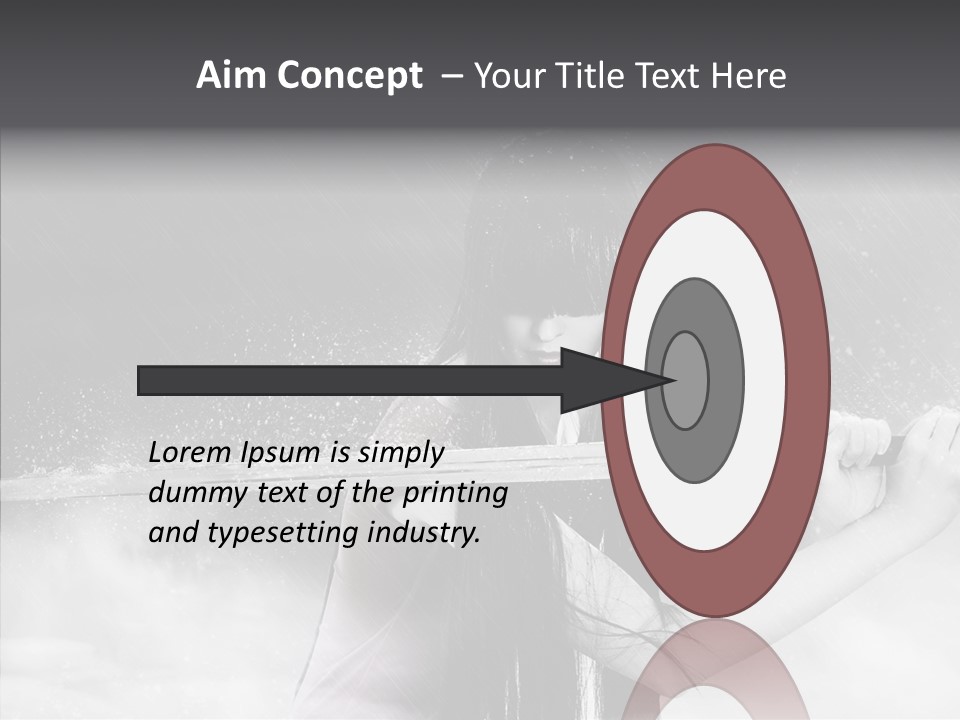 Splashes Serious Weapon PowerPoint Template