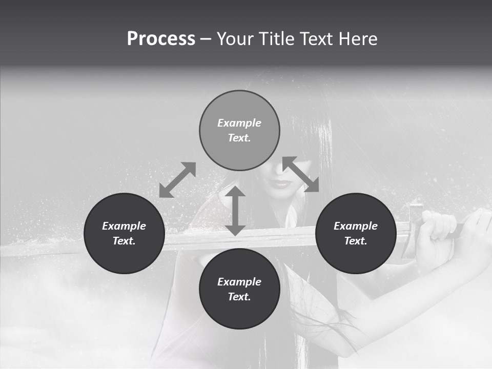 Splashes Serious Weapon PowerPoint Template