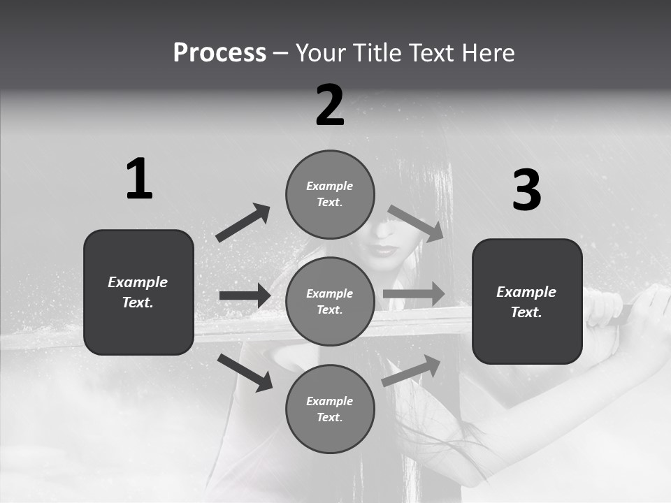 Splashes Serious Weapon PowerPoint Template