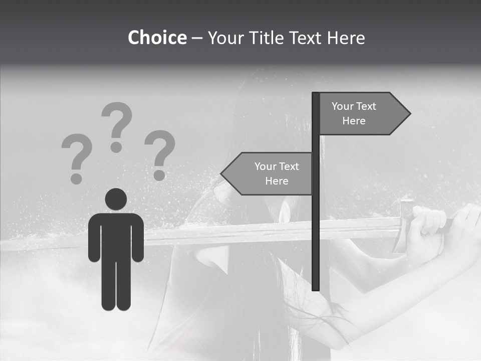 Splashes Serious Weapon PowerPoint Template
