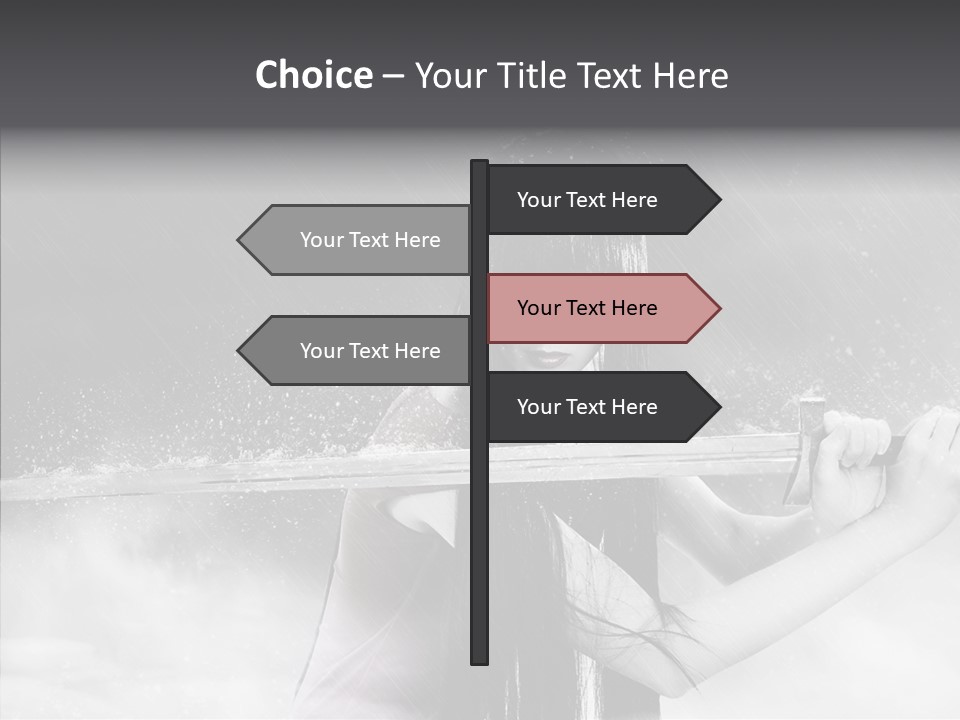 Splashes Serious Weapon PowerPoint Template