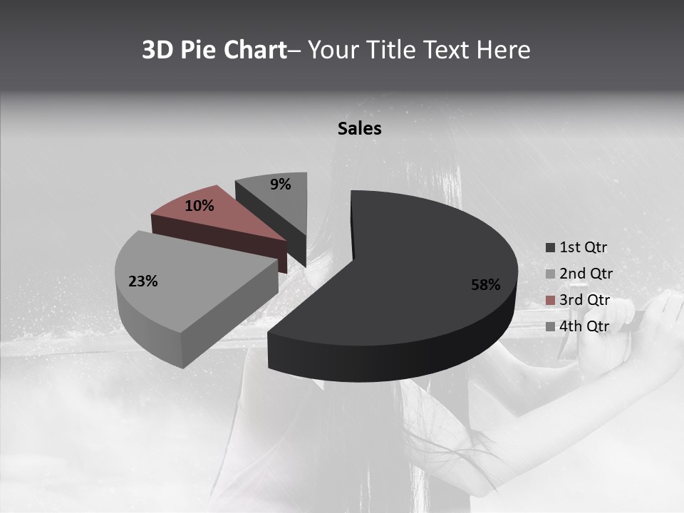 Splashes Serious Weapon PowerPoint Template
