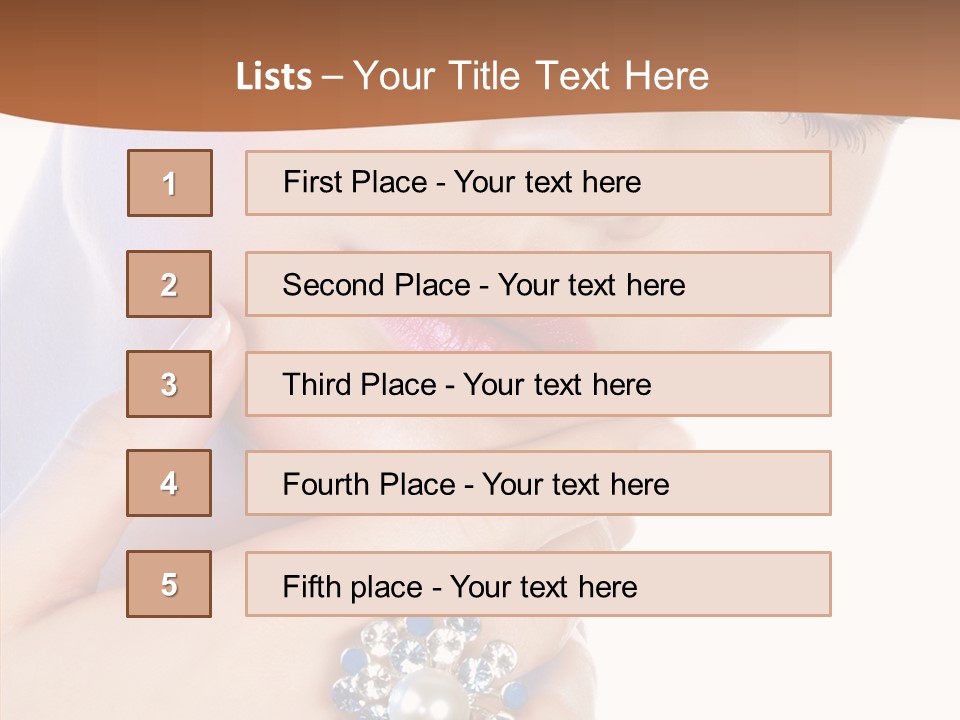 Room Chair Happy PowerPoint Template