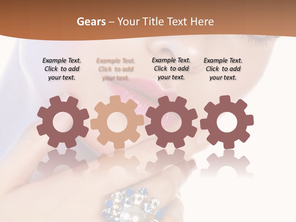 Room Chair Happy PowerPoint Template