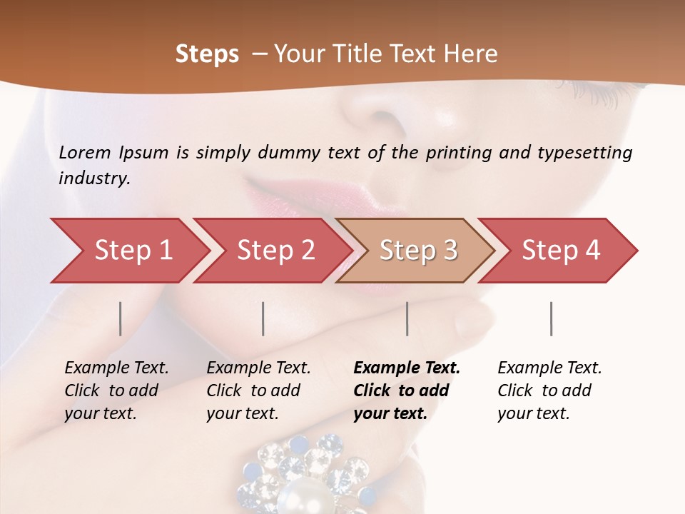 Room Chair Happy PowerPoint Template