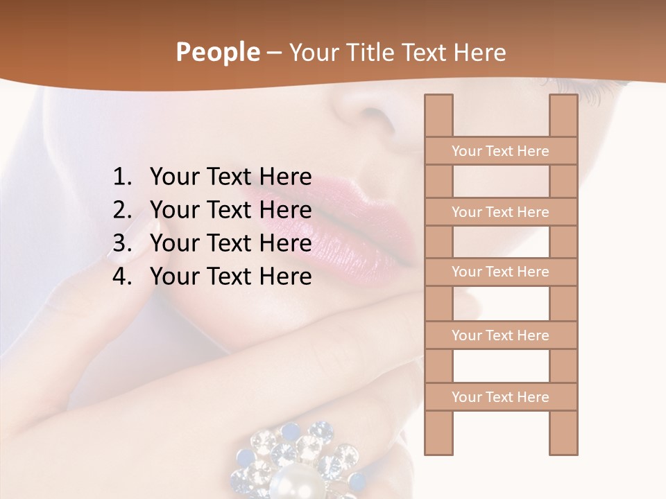 Room Chair Happy PowerPoint Template