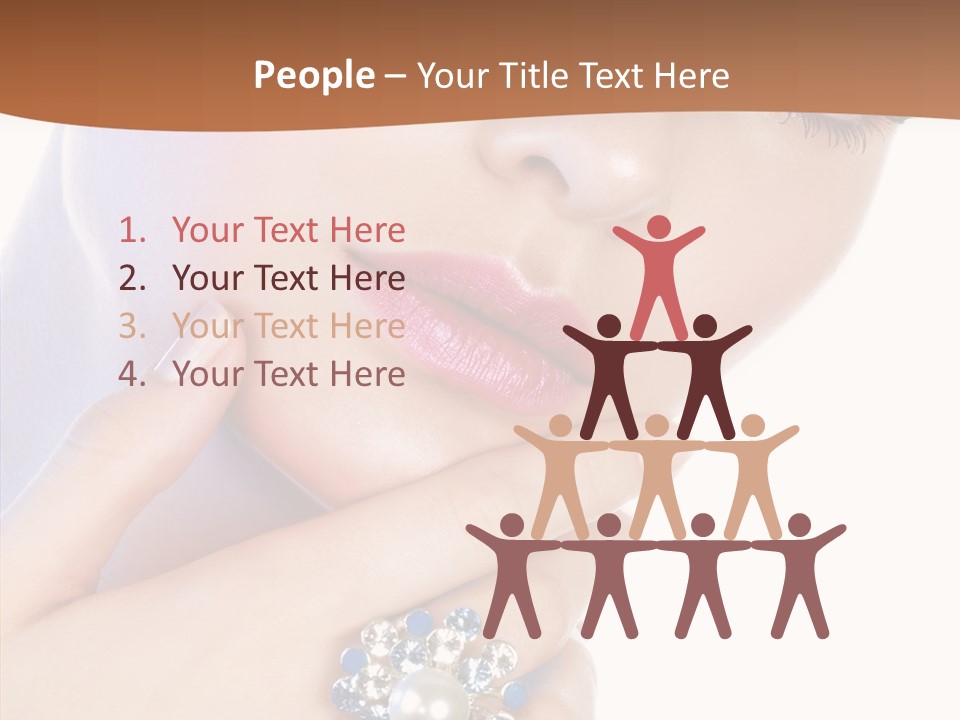 Room Chair Happy PowerPoint Template