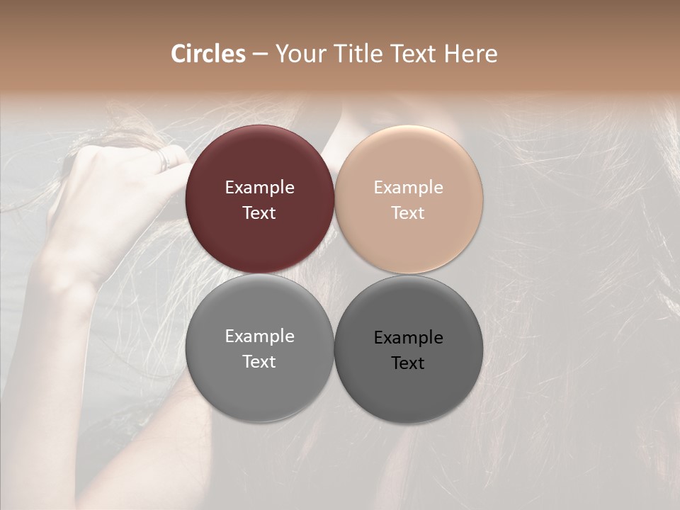 Beauty Horizontal Model PowerPoint Template