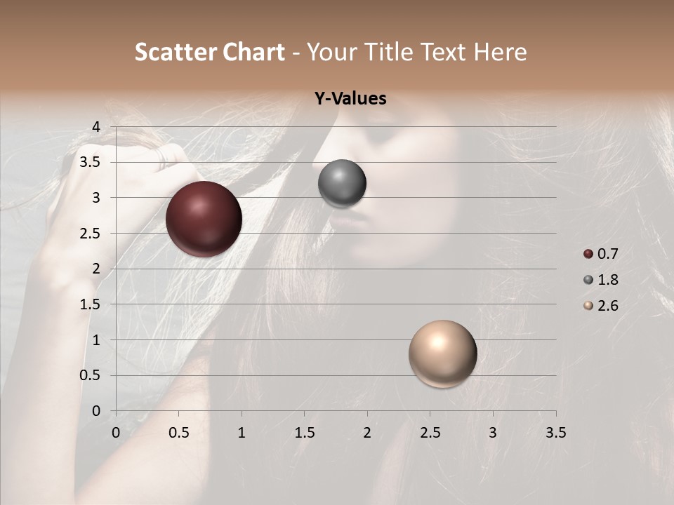 Beauty Horizontal Model PowerPoint Template