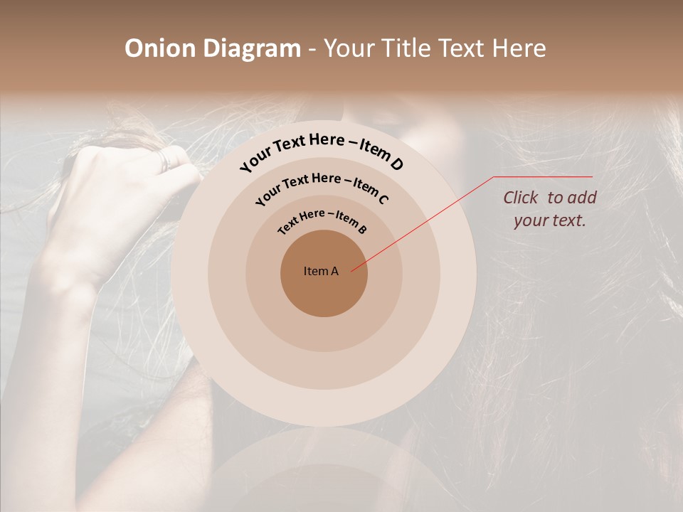 Beauty Horizontal Model PowerPoint Template
