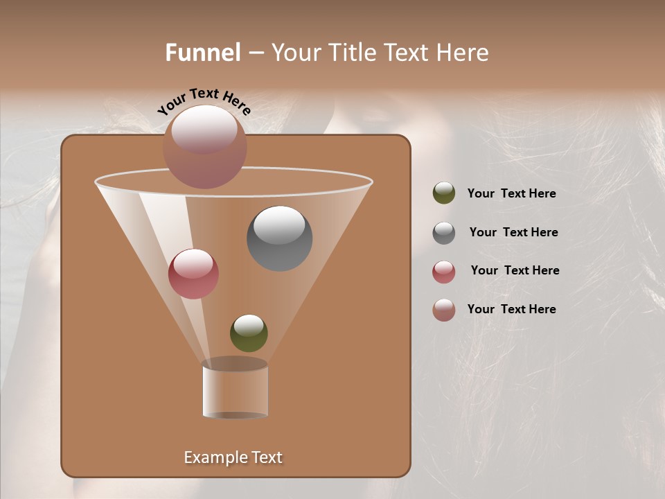 Beauty Horizontal Model PowerPoint Template