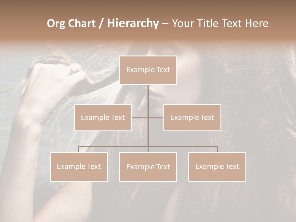 Beauty Horizontal Model PowerPoint Template