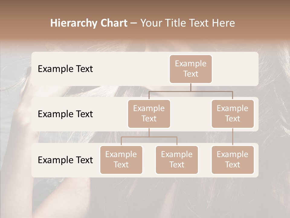 Beauty Horizontal Model PowerPoint Template