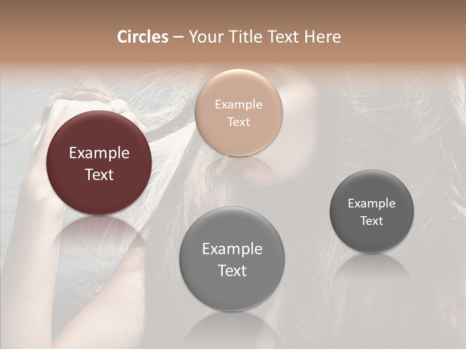 Beauty Horizontal Model PowerPoint Template