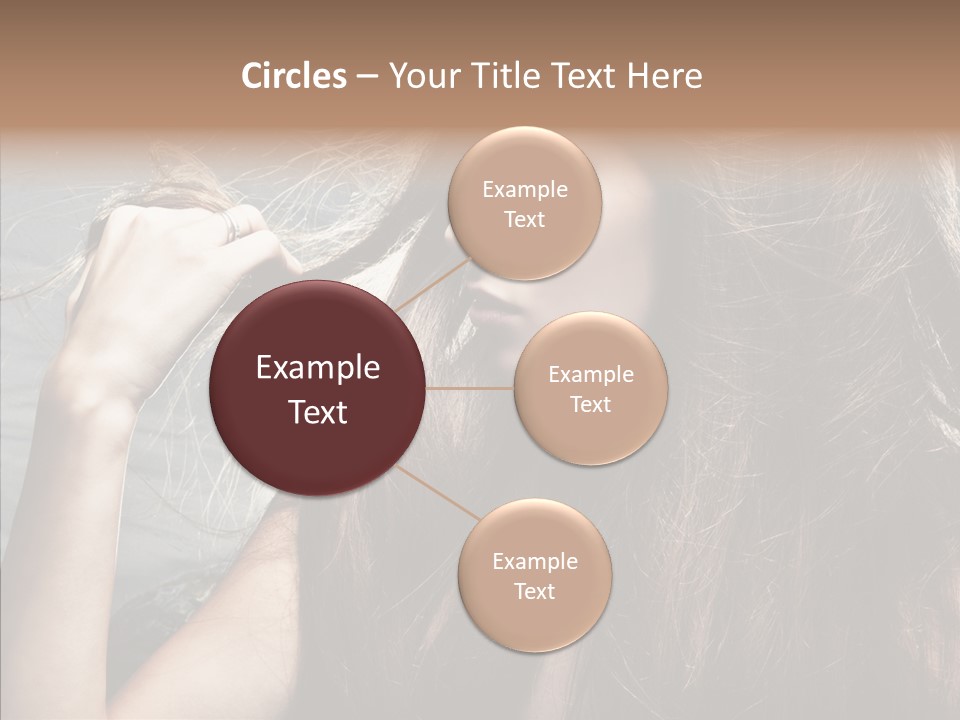 Beauty Horizontal Model PowerPoint Template
