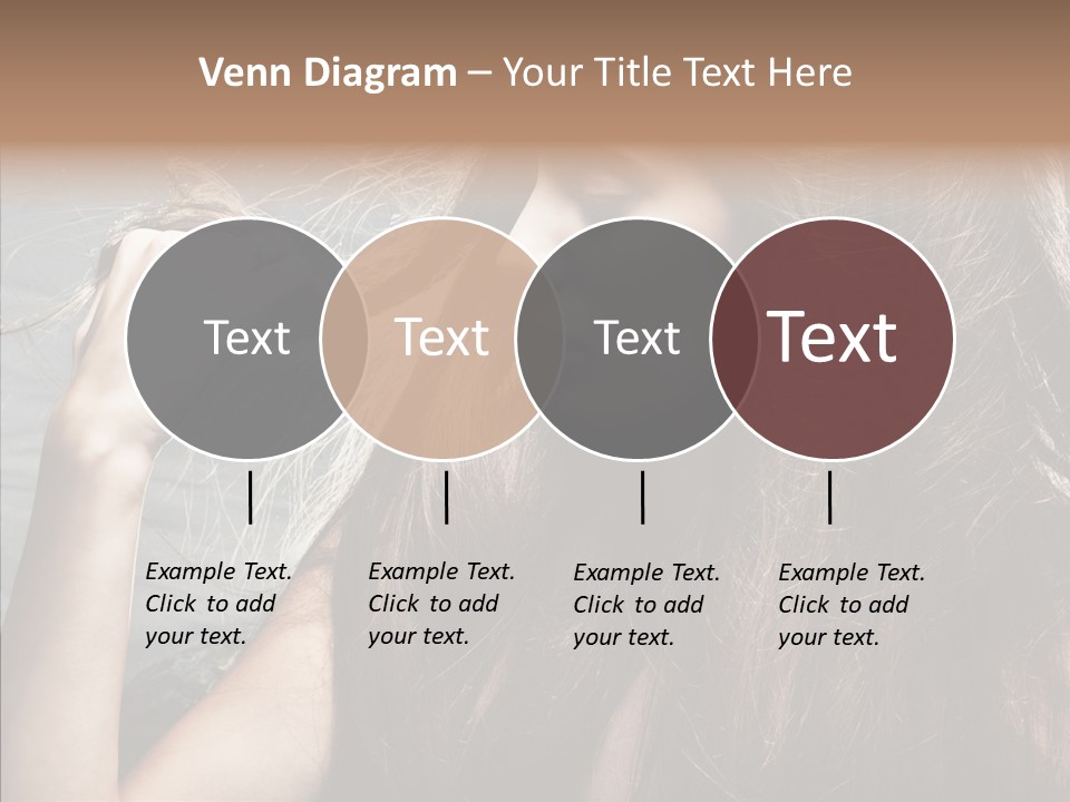 Beauty Horizontal Model PowerPoint Template