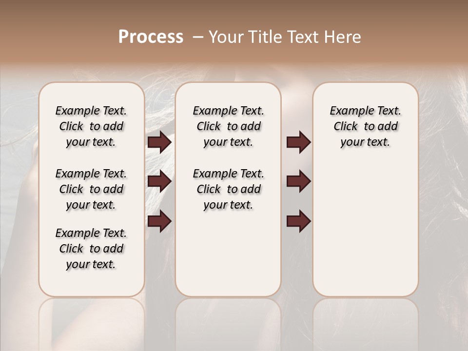 Beauty Horizontal Model PowerPoint Template