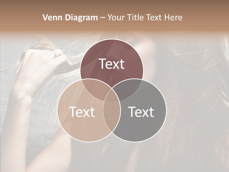 Beauty Horizontal Model PowerPoint Template