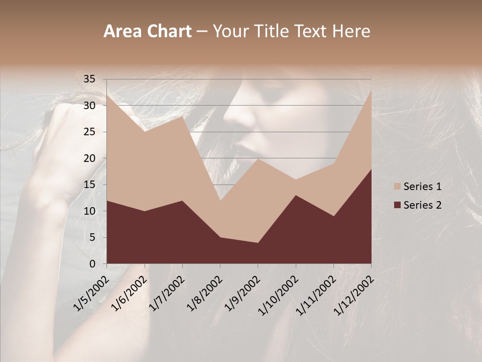 Beauty Horizontal Model PowerPoint Template