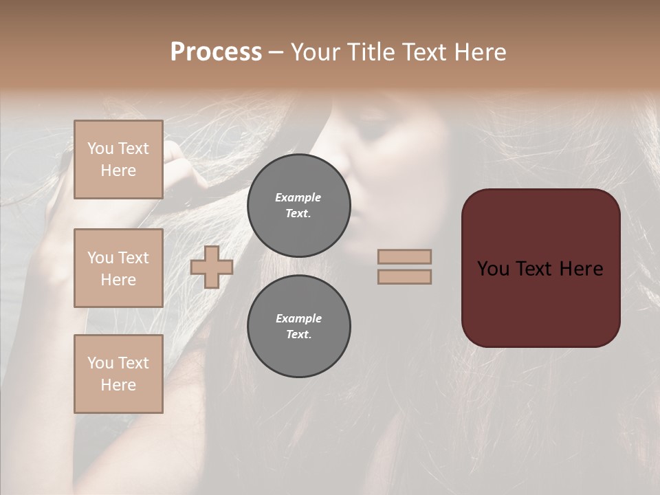Beauty Horizontal Model PowerPoint Template